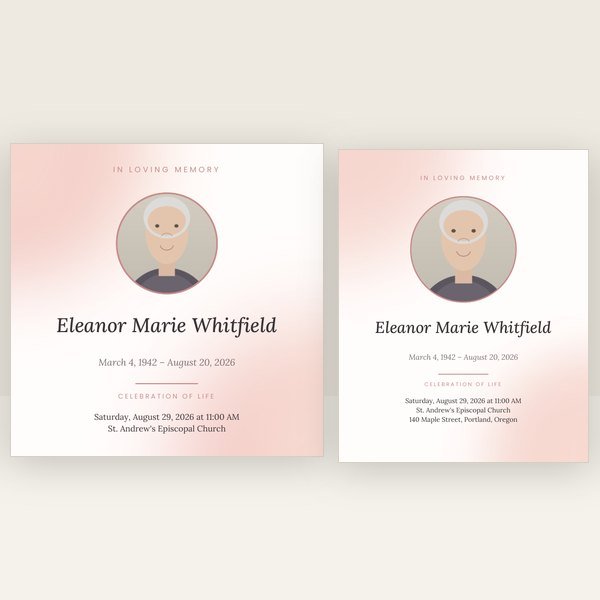 Blush Watercolor share images template