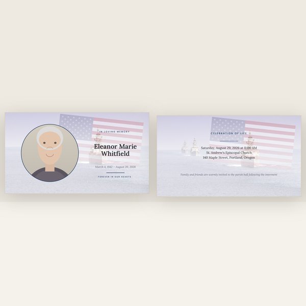 Navy Fleet memorial slideshow template