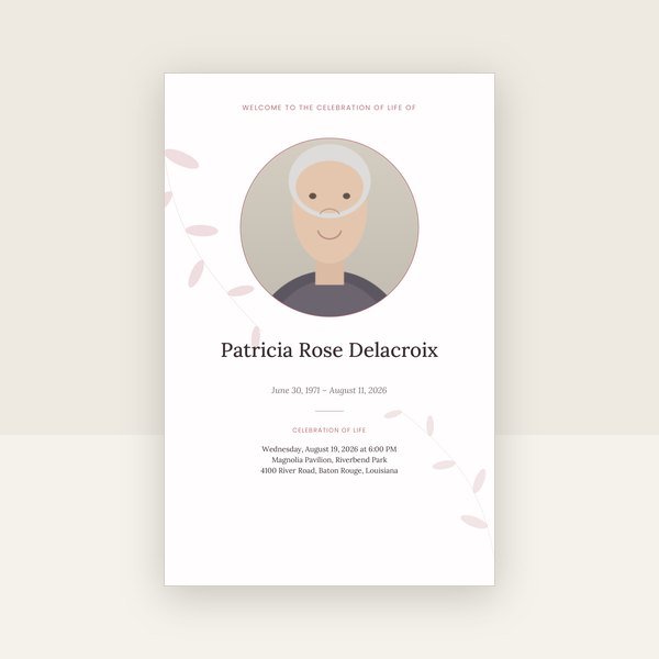 Rose Garden memorial poster