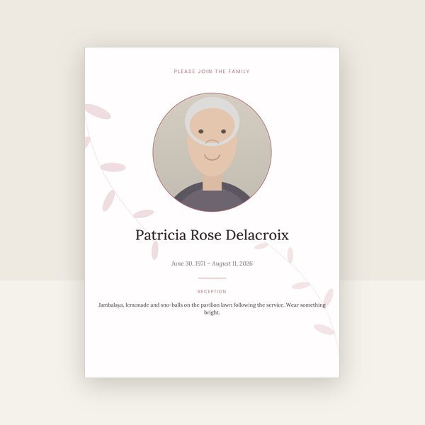 Rose Garden reception sign